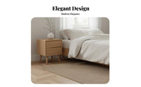 Bedside Drawer Unit Nordic Design Nightstand Easy Assembly for Dorm Room
