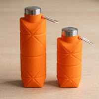 Collapsible Silicone Water Bottle for Outdoor Sports, 700ml/500ml Portable Travel Kettle