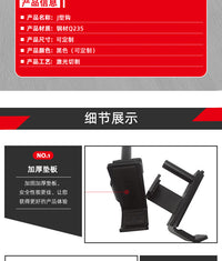 Commercial Sandwich J-Hook for Squat Rack