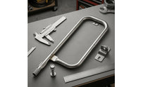 Gas Grill Burner Tube Mounting Tab Rectangular Loop Burner Tube Uniform Heat Distribution Outdoor Cooking Part