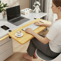 Foldable Desk Extension Board No Drilling Required for Gaming, Students, Gamers