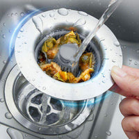Lift-up Sink Stopper Sealing Gasket Sink Strainer Stopper 2 in 1 Design