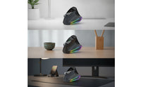 Vertical Ergonomic Mouse Wireless Mouse with Color Display Rechargeable Type-C for Office Workers, Laptop Users, Desk Setups