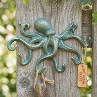 Squid Wall Hook Decorative Squid Coat Hook Nautical for Entryway