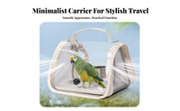 Avian Travel Carrier Hands Pet Transport Carrier Bag Breathable Portable Parrot Handbag for Trip Ers, Adults, Veterinarianerinarian Erinarian Visits