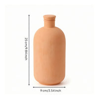2 Pieces Olla Pot Porous Self-Watering Vessel Ceramic for Balcony Pots