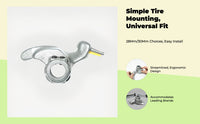 Tire Changer Demount Head, Stainless Steel Beak Head Attachment, Universal Mount Demount Tool, Replacement Accessory for Tire Machine, Car & Motorcycle Maintenance