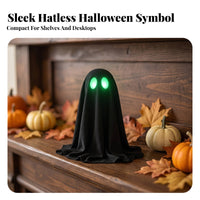 Spooky Cloth Spirit with Glowing Eyes | Soft draped Base, Halloween spirit Decoration, for Entryway