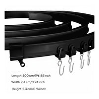 Flexible Curtain Track Mounting Brackets Bendable Curtain Track