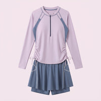 Swimsuits for Women with Long Sleeves for Sun Protection, Modest Style for Mature and Older Ladies