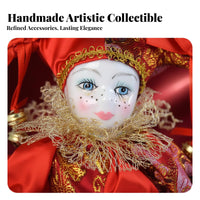 Italian Amor Doll Representative Meaning Movable Joint Porcelain Doll Porcelain Clown Figurine Handmade Hand-Painted Face