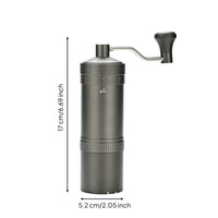 Manual Burr Handheld Coffee Device with Stainless Steel Burr Lightweight Hand Crank   for Wanderers