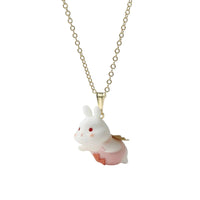 Hare Necklace Dainty Bunny Necklace Cute Jewelry for Women, Girls