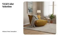 Asymmetrical Upholstered Armchair Nordic Aesthetic Lounge Chair Statement Piece Ergonomic Comfort for Readers, Homeowners