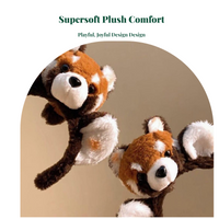 Cute Raccoon Headband, Plush Hair Accessory, Party Wear