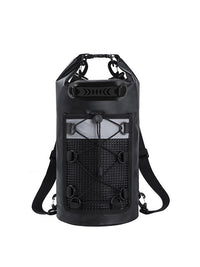 Outdoor Rafting Waterproof Bag with Mesh, Large Capacity Beach Bucket Bag