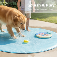 Pet Cooling Water Mat for Cats and Dogs - Tear-Resistant Summer Sleep Pad