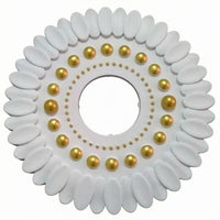 Round Ceiling Medallion Ornate Room Decor Lightweight