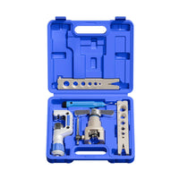 Metric and Imperial Brake Pipe Flaring Kit Complete Pipe Flaring Tool Set Universal Tubing Expander Set with Case Heavy-Duty for Garage