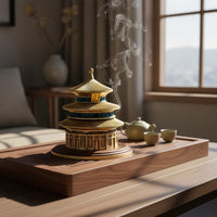 Brass Scent Vessel Creative Design Detachable Scent Vessel Easy to Clean Decor for Indoor, Tea Room