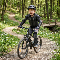 Chest Protector with Knee Pads Hard Plate Terrain Riding Guard Set Impact Resistant Set for Kids, Motocross