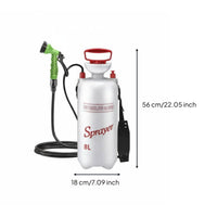 Multi-Purpose Portable Camping Shower Sturdy Handheld Pressure Water Sprayer 7 Spray Modes for Campers, Pet Owners, Outdoor, Travel, Garden