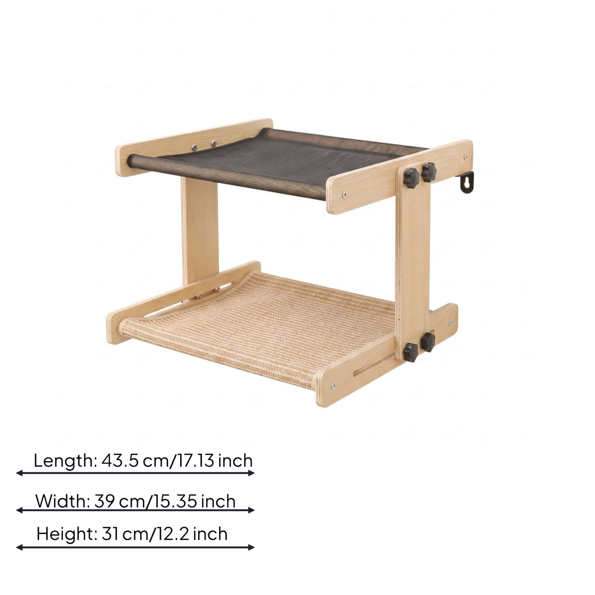 Double Layer Kitten Window Bed Easy to Install Pet Furniture Multilayer