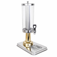 Drink Dispenser with Chilling Core Polished Countertop Beverage Dispenser Food-Grade for Restaurants, Hotels, Buffet, Catering