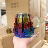 Painted Book Mug Guitar Coffee Cup Resin Craft