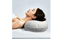 Contoured Side Sleeper Ear Pillow Ergonomic Ear Pillow Textured Textile