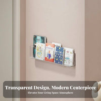 Clear surfacemounted shelf Sturdy Clear surfacemounted Shelf multifunctional for homeowners