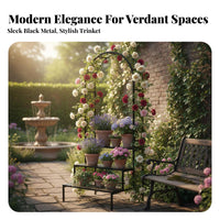 Climbing Plant Archway sturdyDuty Construction Tiered Archway Stand for Backyard