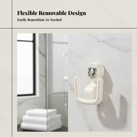Bathroom No-Drill Suction Slipper Rack, Wall Shoe Organizer, Drainage Shelf