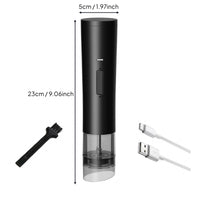 Electric Pepper Instant-Grind Tool Automatic Table Seasoning and Pepper Mill Adjustable Coarseness USB-Powered Spice Mill for Home Cooks, Dining Table