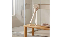 Rechargeable Bath Brush with Interchangeable Heads Waterproof Electric Bath Brush Deep Cleansing Back Scrubber with Long Handle Exfoliating for Elderly