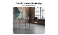 Curved Back Chair Nordic Design Indoor Furniture Versatile Design