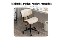 Upholstered Wood-Frame Task Chair Ergonomic Design Office Furniture for Students