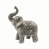 Elephant Figurine Ornate Elephant Statue Vintage-Influenced Decor for Bookshelf, Office Desk