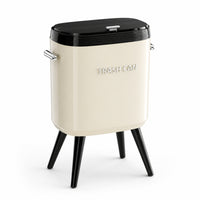 Slim Trash Can with Legs Modern Trash Can with Raised Legs Space-Saving Elevated Waste Bin Sturdy for Bathroom