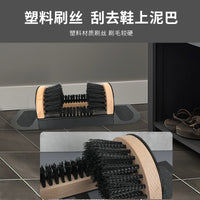Wooden Shoe Cleaning Brush Set for Home and Hotel