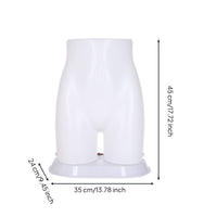 LED Mannequin Torso Eye-Catching Glow Lighted Female Mannequin Opaque Gloss White Display Model for Boutique