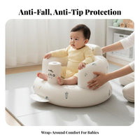 Inflatable Learn-to-Sit Trainer Portable Inflatable Support Seat for New Parents