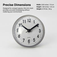Mini Suction, Easy Reading Time Management Tool for Bathing, Waterproof for Washroom, Cartoon, 3 Inch Round Size, Battery Powered