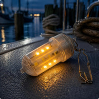 4 Pieces Deep Sea Fishing Light Compact and Portable Underwater Fishing Lamp