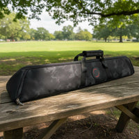 Portable Soft Billiard Cue Bag Lightweight 6-Slot Cue Case Waterproof Sports Accessory for Tournaments