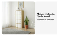 Multi-Tier Compartment Unit Simple Assembly Bookshelf with Doors Large Capacity