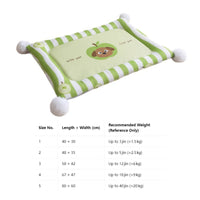 Fluffy Ball Pet Bed Year-Round Padded Pet Mat Comfortable for Indoor, Young Dogs