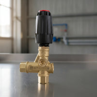 Pressure Regulating Control Component Brass Pressure Washer Control Component Threaded Replacement Part for Maintenance Technicians, Professionals