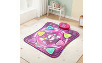 Light-up Double Dance Mat Wireless Dance Mat with Bluetooth Musical Toy Adjustable Volume for Children, Toddlers, Playroom, Birthday Party