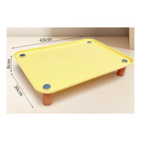 Raised Cat Bowl Stand Spill Proof Non-Slip Pet Food Placemat for Indoor, Cats